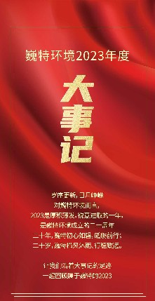 岁月为证，继往开来 | 回顾巍特环境的2023